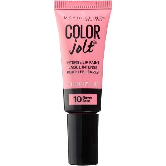 Maybelline Lip Studio Color Jolt Intense Lip Paint, Never Bare, 0.21 Fl Oz