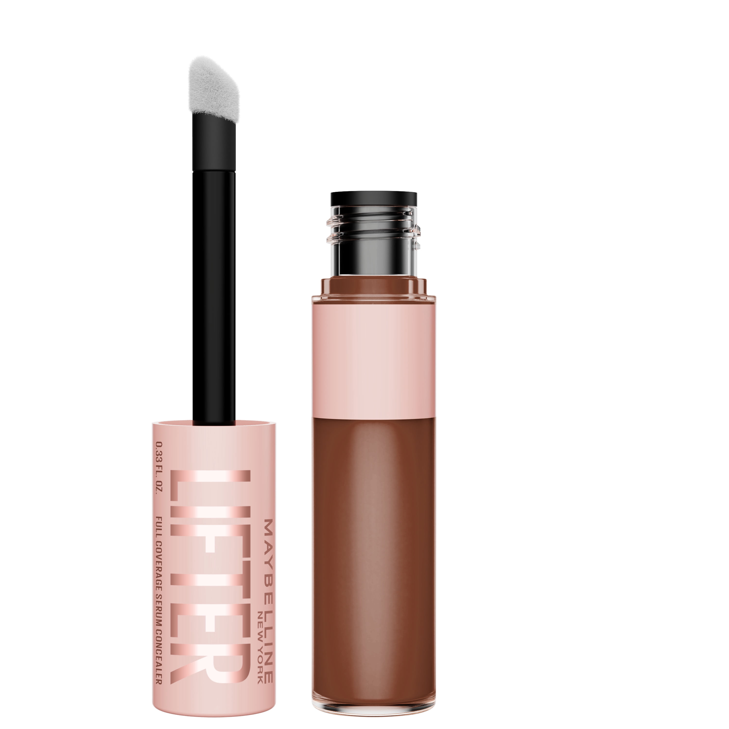 Maybelline Lifter Serum Concealer Makeup with Peptides and Caffeine, Vegan, 110 Neutral, 1 Piece