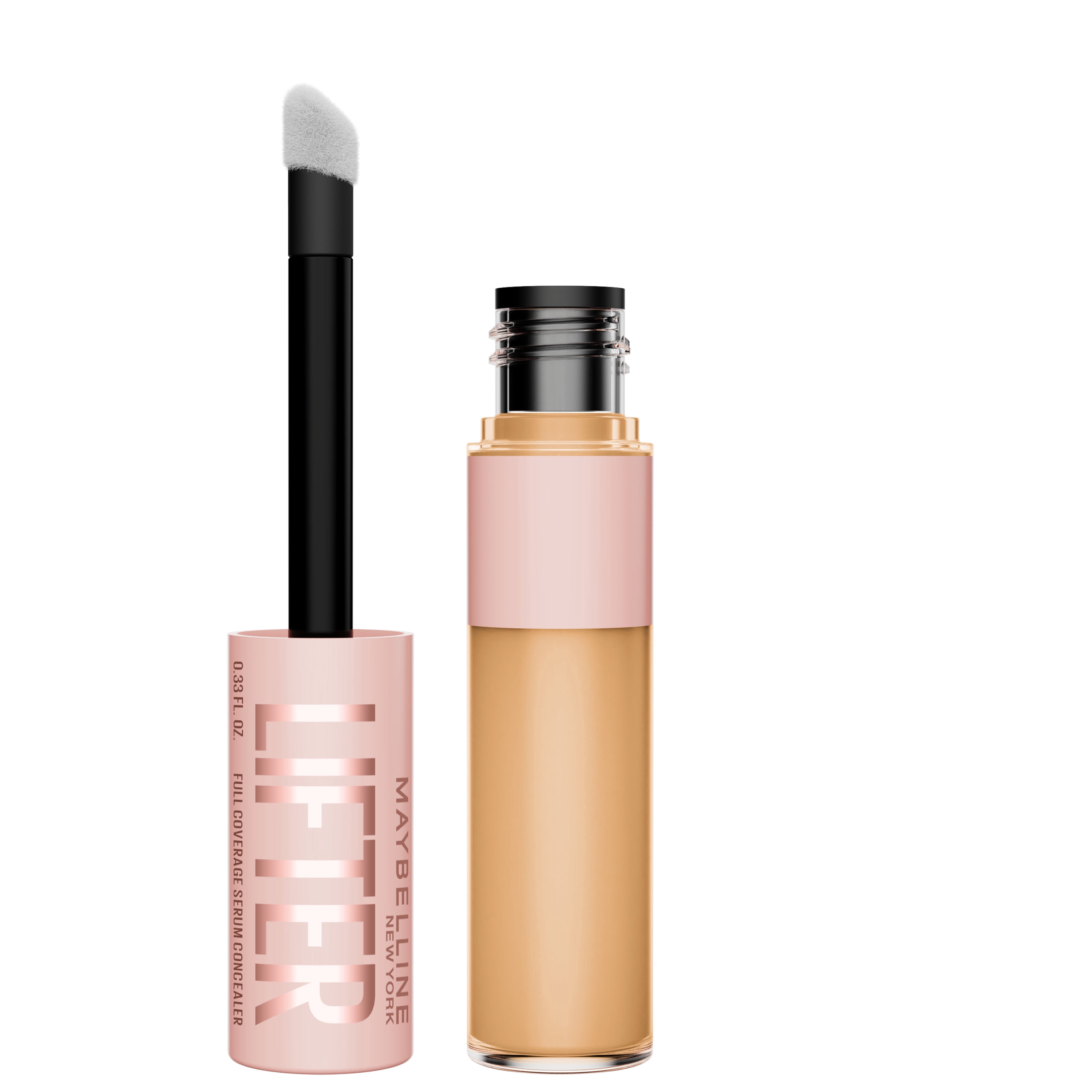 Maybelline Lifter Serum Concealer Makeup with Peptides and Caffeine, Vegan, 60 Warm, 1 Piece