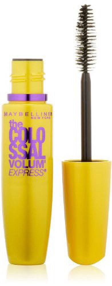 Maybelline Makeup Volum' Express The Colossal Washable Mascara, Glam Black Mascara, 0.31 fl oz (Pack of 2)