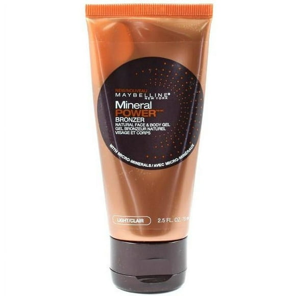 Maybelline Mineral Power Bronzer Natural Face and Body Gel, 2.5 oz