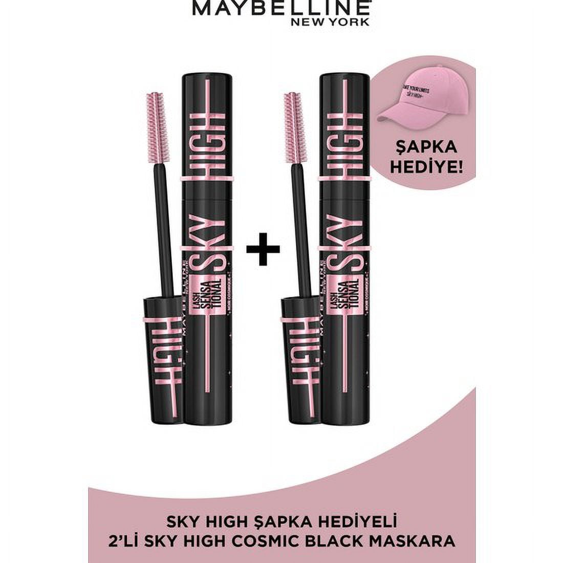 Maybelline New York 2 Lash Sensational Sky High Cosmic Black Mascara