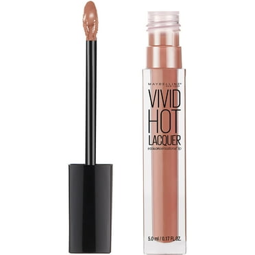 Maybelline New York Color Sensational Vivid Hot Lacquer Lip Gloss, Unreal, 0.17 Fl Oz
