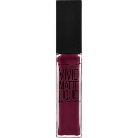 Maybelline New York Color Sensational Vivid Matte Liquid, Corrupt Cranberry, 0.26 Fl Oz