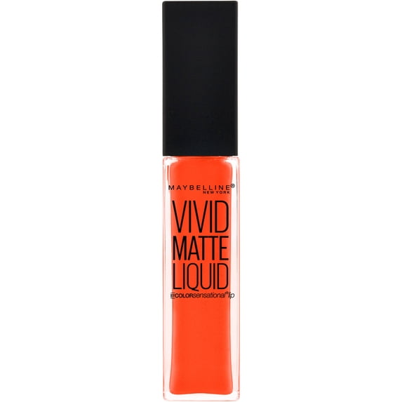 Maybelline New York Color Sensational Vivid Matte Liquid, Orange Obsession, 0.26 Fl Oz