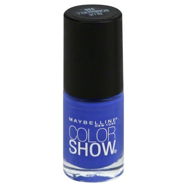 Maybelline New York Color Show Nail Lacquer, Blue Bombshell 0.23 oz