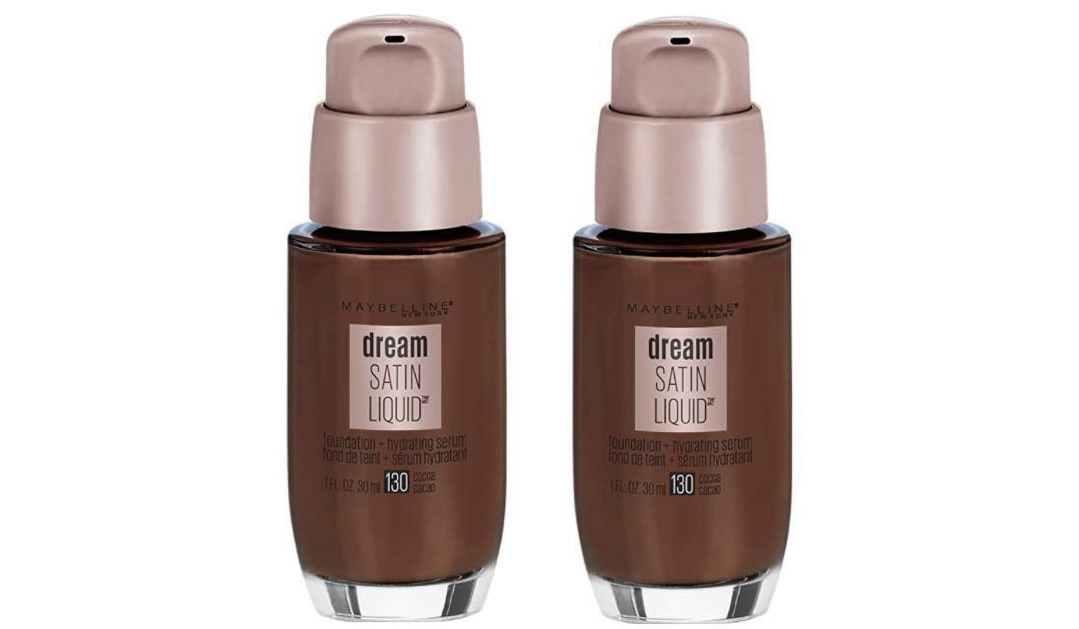 Maybelline New York Dream Liquid Foundation, 1 fl. oz. - Pack of 2 (Cocoa)