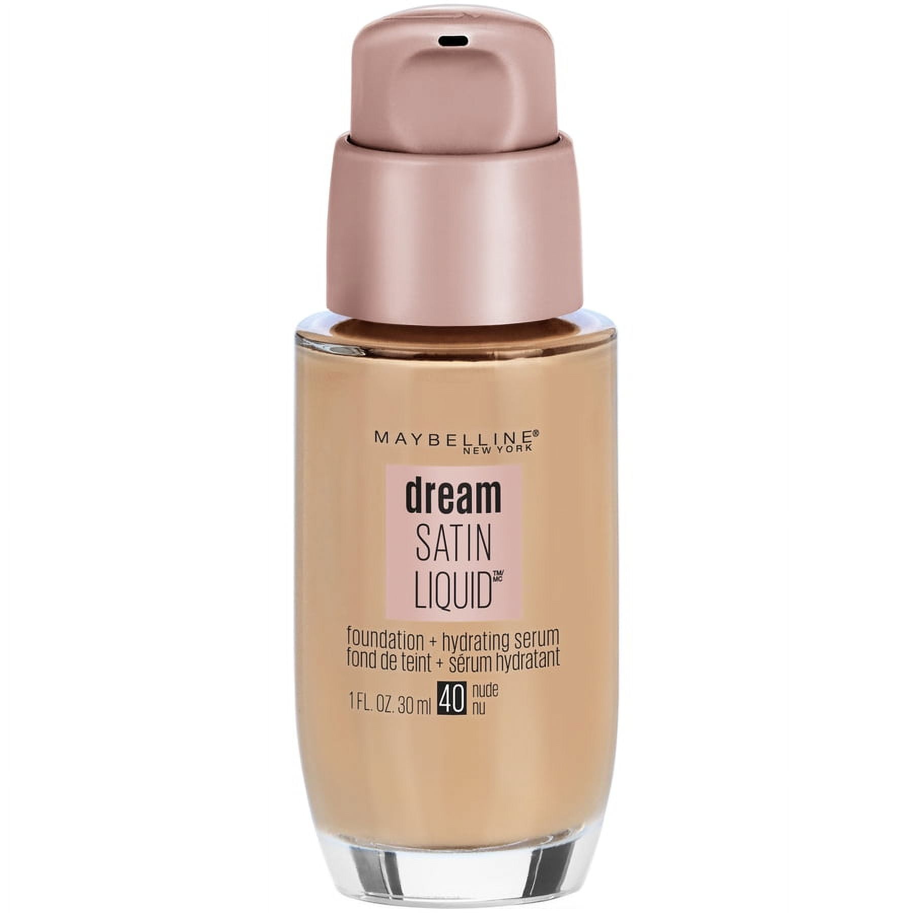 Maybelline New York Dream Liquid Mousse Foundation, 40 Nude, 1.0 fl oz