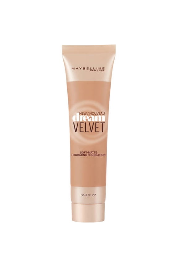 New York Dream Velvet Soft-Matte Hydrating Foundation, Caramel, 1 fl oz