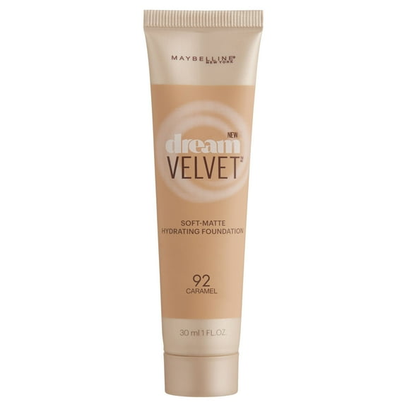 Maybelline New York Dream Velvet Soft-Matte Hydrating Foundation - The Perfect Caramel Shade, 1 Fl. Oz.