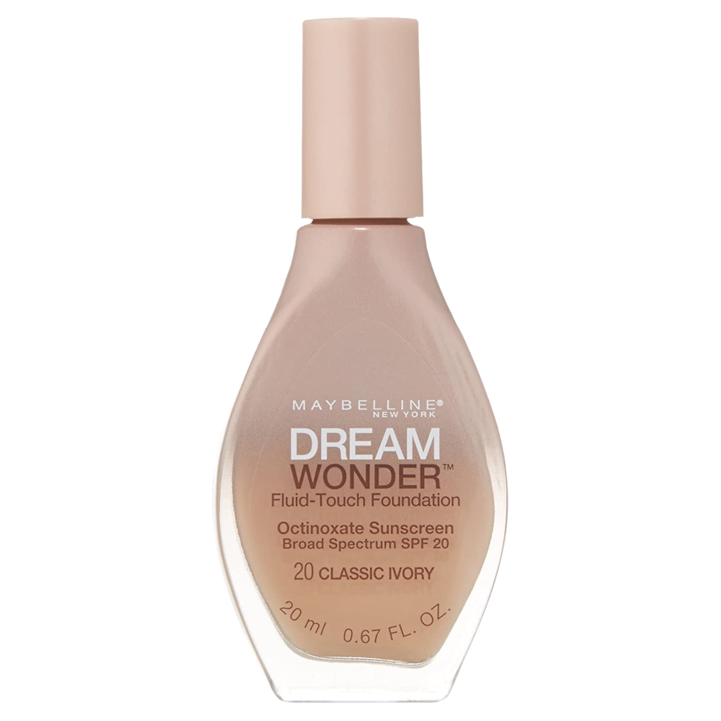 Maybelline New York Dream Wonder Fluid-Touch Foundation, Classic Ivory