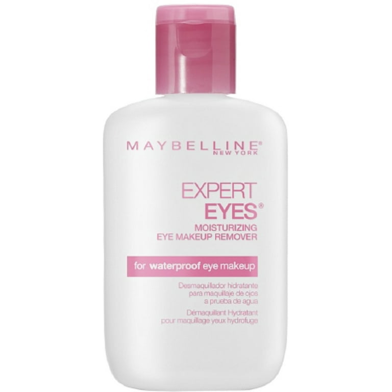 Maybelline Expert Eyes Moisturizing Eye Makeup Remover, for Waterproof Eye Makeup, 2.3 fl. oz.