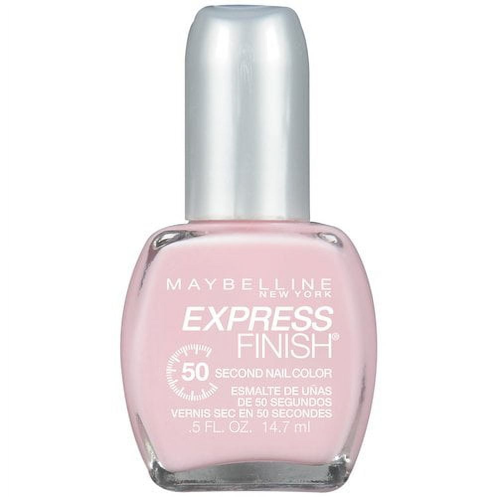 Maybelline New York Express Finish 50 Second Nail Color, 35 Sheer Satin  Slip