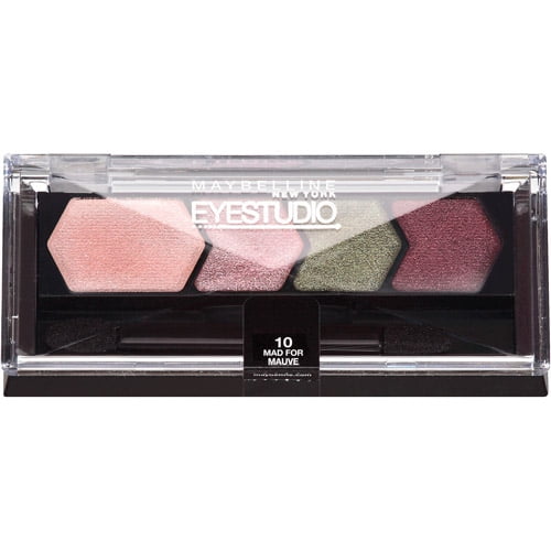 Maybelline New York Eye Studio Color Plush Silk Eyeshadow, Mad for Mauve 10, 0.09 Oz