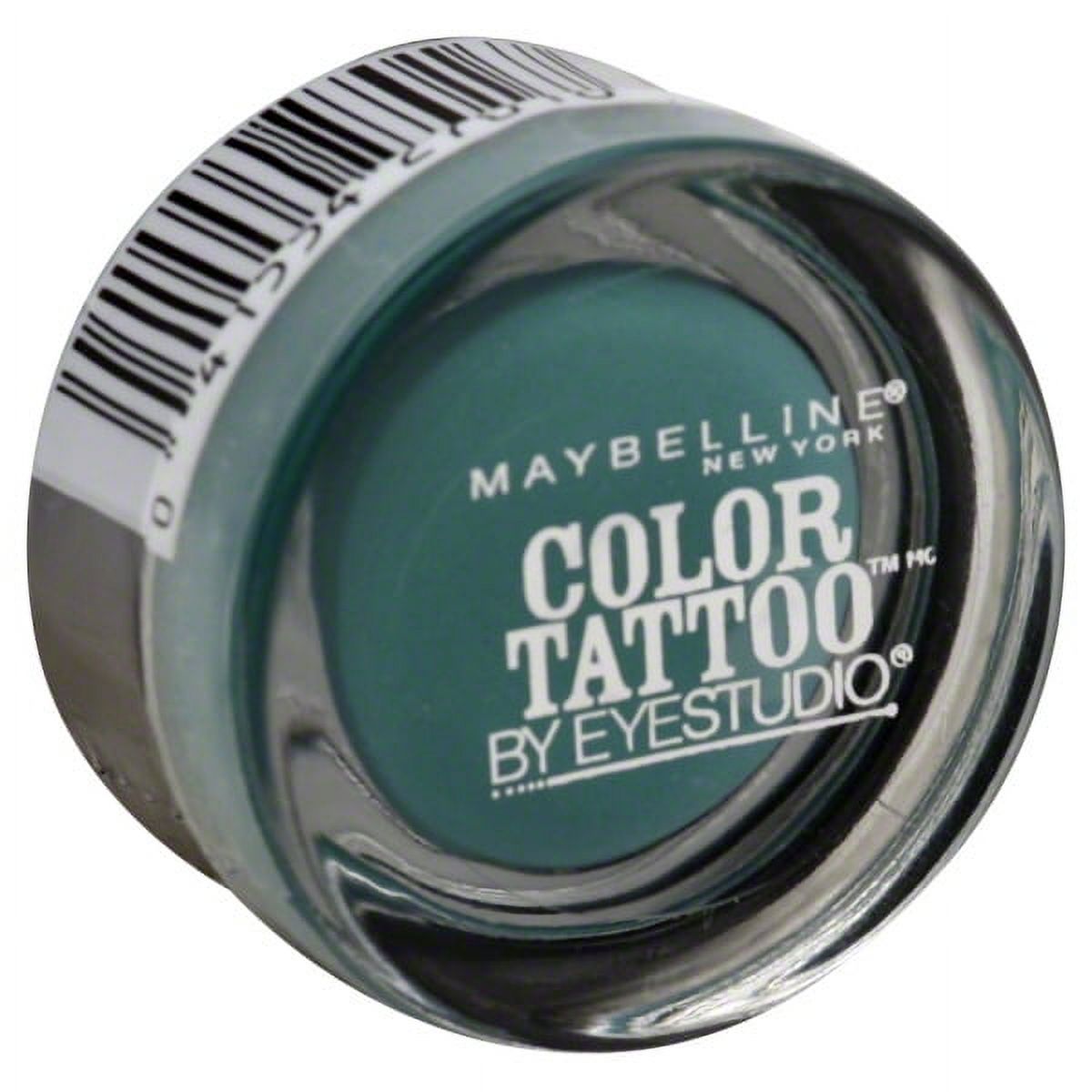 Maybelline New York Eyestudio ColorTattoo 24HR Cream Gel Eye Shadow, Edgy Emerald, 0.14 oz - image 1 of 2
