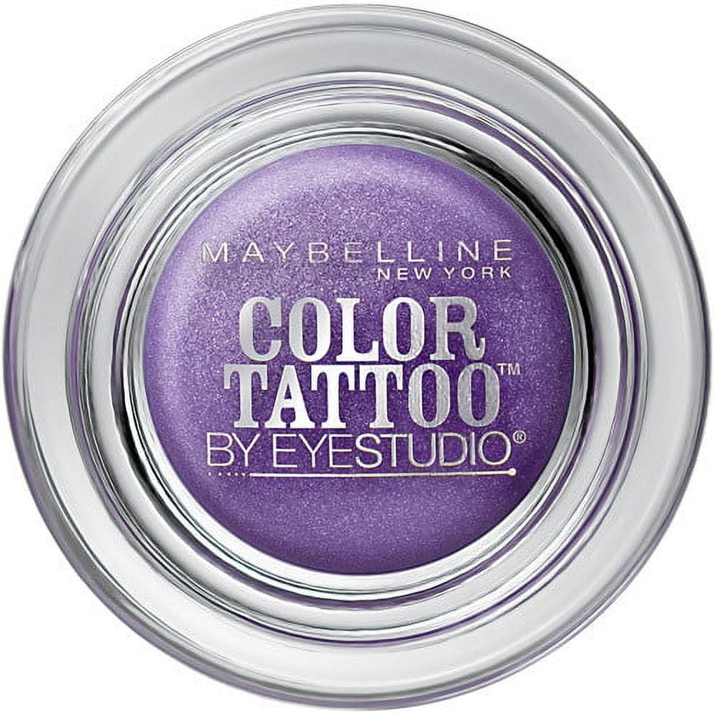 Maybelline New York 0.14 Purple, Gel Painted Eye Cream ColorTattoo oz Shadow, Eyestudio 24HR