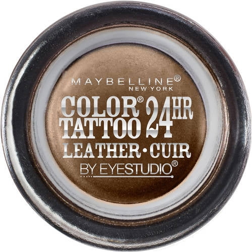 Maybelline New York Eyestudio ColorTattoo Leather 24HR Cream Gel Eye Shadow, Chocolate Suede