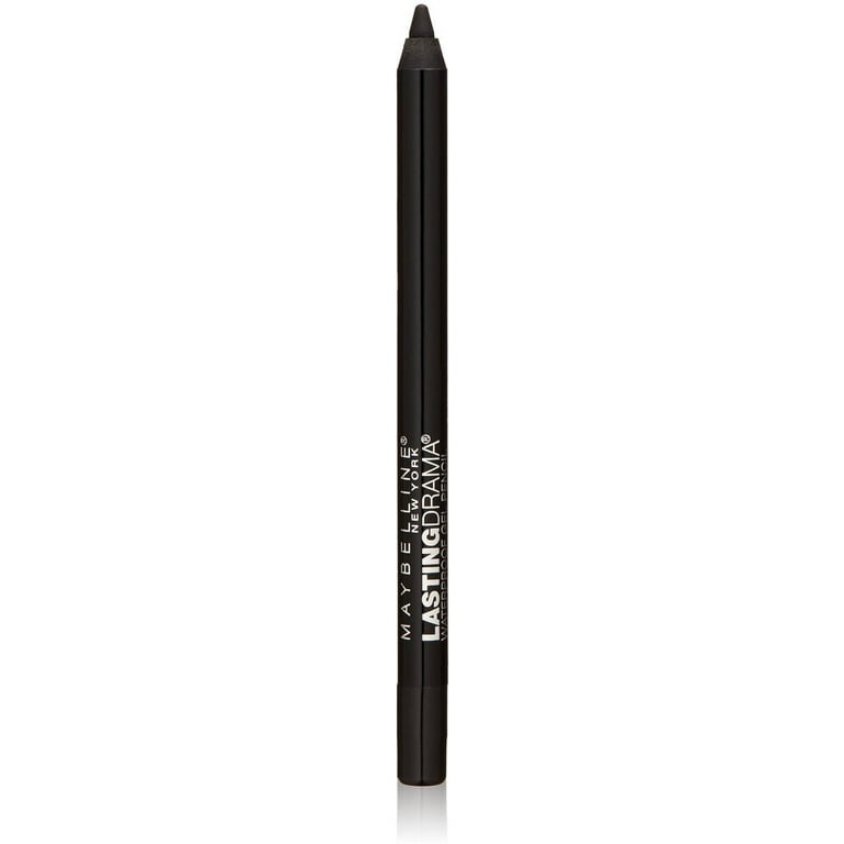 Maybelline New York Eyestudio Lasting Drama Waterproof Gel Pencil Eyeliner,  Sleek Onyx [601] 0.04 oz