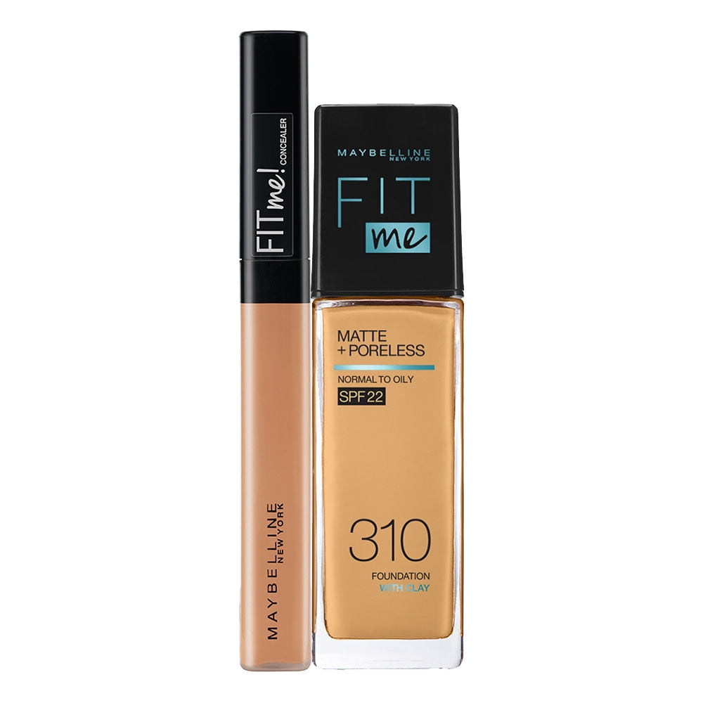 Maybelline New York Fit Me Foundation 310 Sun Beige + Fit Me Concealer