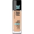 thumbnail image 1 of Maybelline New York Fit Me Matte Plus Poreless Foundation Makeup, Pure Beige, 1 Fl Oz, 1 of 7