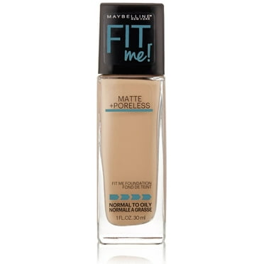 Maybelline New York Fit Me! Matte + Poreless Foundation, Classic Ivory [120] 1 oz
