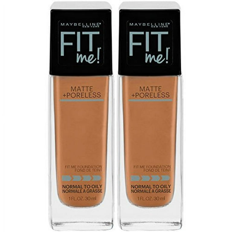 Maybelline New York Fit Me Makeup, COUNT Foundation Foundation Classic Liquid Matte 2 Tan, + Oil-Free Poreless