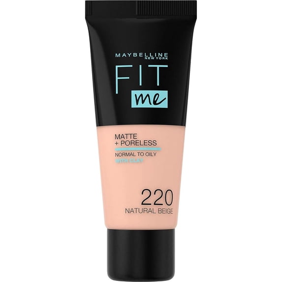 Maybelline Fit Me Matte+Poreless Foundation No:220 Natural Beige 30ml