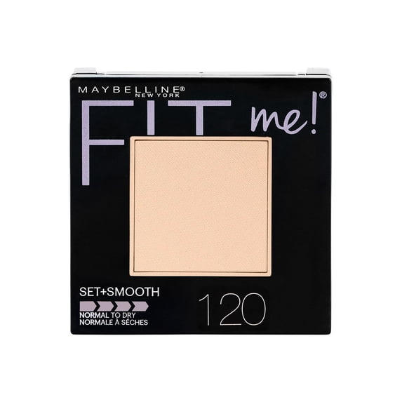 Maybelline New York Fit Me Set + Smooth Powder Makeup, Classic Ivory, 0.3 oz.