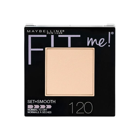 Maybelline New York Fit Me Set + Smooth Powder Makeup, Classic Ivory, 0.3 oz.