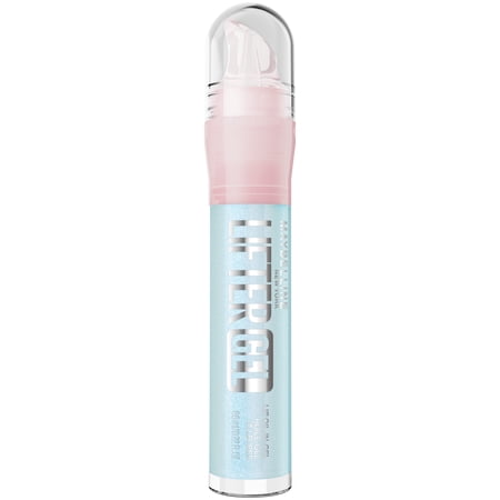Maybelline Lifter Oil-in-Gel Lip Gloss with Hyaluronic Acid, Blue Boba, 0.22 fl oz
