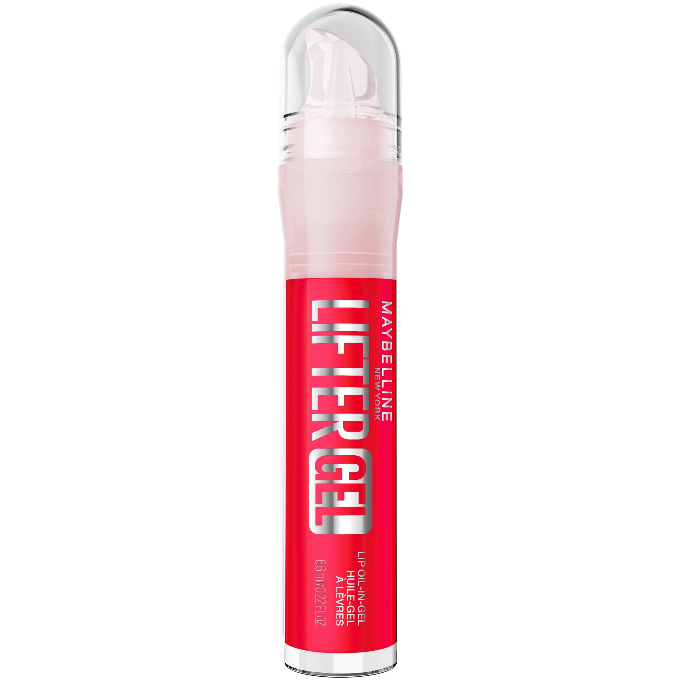 Maybelline Lifter Oil-in-Gel Lip Gloss Lip Oil with Hyaluronic Acid, Melon-ade, 0.22 oz
