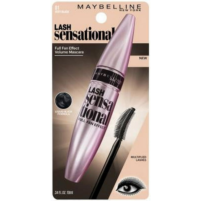 Maybelline New York Lash Sensational Mascara Very Black 01 032 oz