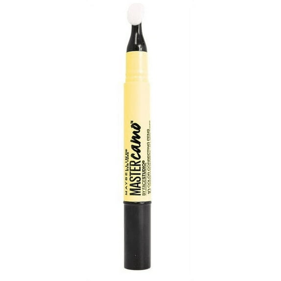 Maybelline New York Master Camo Color Correcting Pen, Yellow for Dullness, light-med, 0.05 fl. oz.