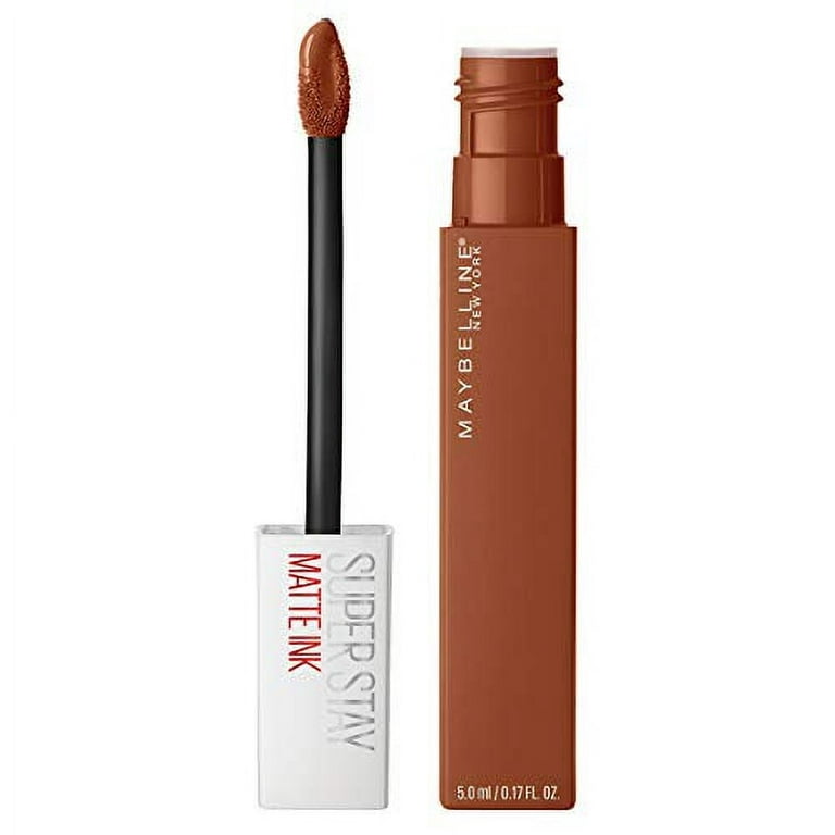 Maybelline Super Stay Matte Ink Liquid Lipstick Makeup, Long  Lasting High Impact Color, Up to 16H Wear, Globetrotter, Brown Beige, 1  Count : Beauty & Personal Care