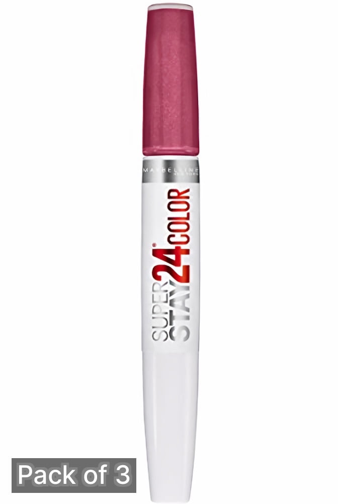 Maybelline Super Stay 2-step Liquid Lipstick, Timeless Rose (Pack of 3)