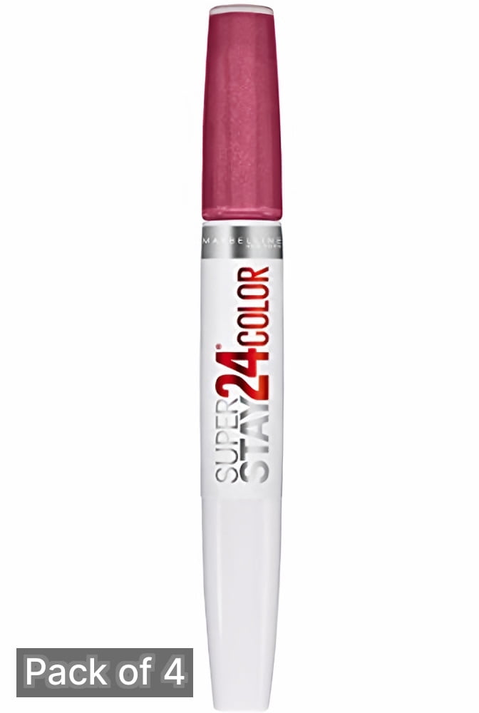Maybelline Super Stay 2-step Liquid Lipstick, Timeless Rose (Pack of 4)