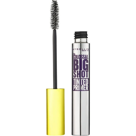Maybelline New York Volum' Express The Colossal Big Shot Tinted Primer, Black, 0.26 fl oz