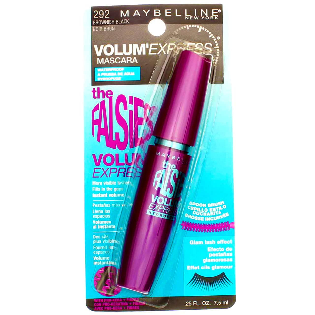 Maybelline New York Volum Express The Falsies Waterproof Mascara, Brownish Black [292] 0.25 Oz