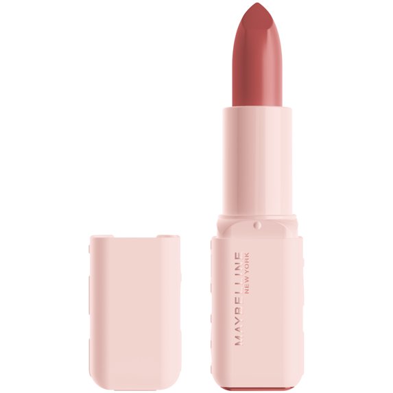 Maybelline Serum Lipstick, Satin Finish, Oil-Blend Hyaluronic Acid, 106 Maybe It's...Soft, 0.12 oz