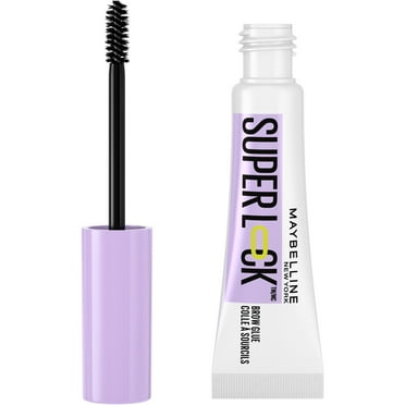 Maybelline  Super Lock Brow Glue Clear Eyebrow Gel, Clear, 0.23 fl oz