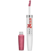 Maybelline Super Stay 24 2-Step Liquid Lipstick Makeup, Perpetual Plum, 1 kit