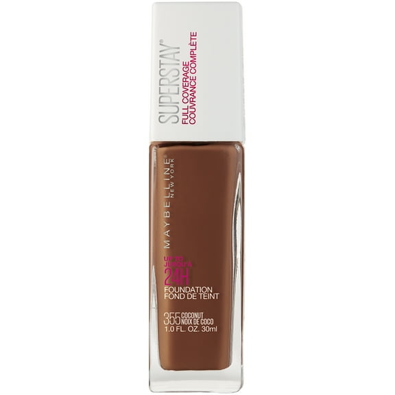 Maybelline Super Stay Liquid Foundation Makeup, Full Coverage, 375 Java, 1 fl oz