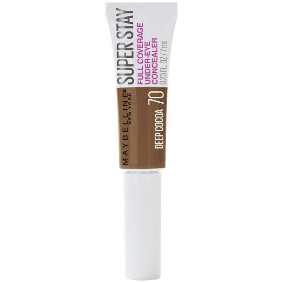 Maybelline Super Stay Full Coverage, Long Lasting Under-Eye Concealer, Deep Cocoa, 0.23 fl. oz.