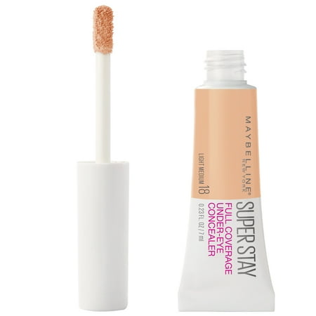 Maybelline Super Stay Full Coverage, Long Lasting Under-Eye Concealer, Light/Medium