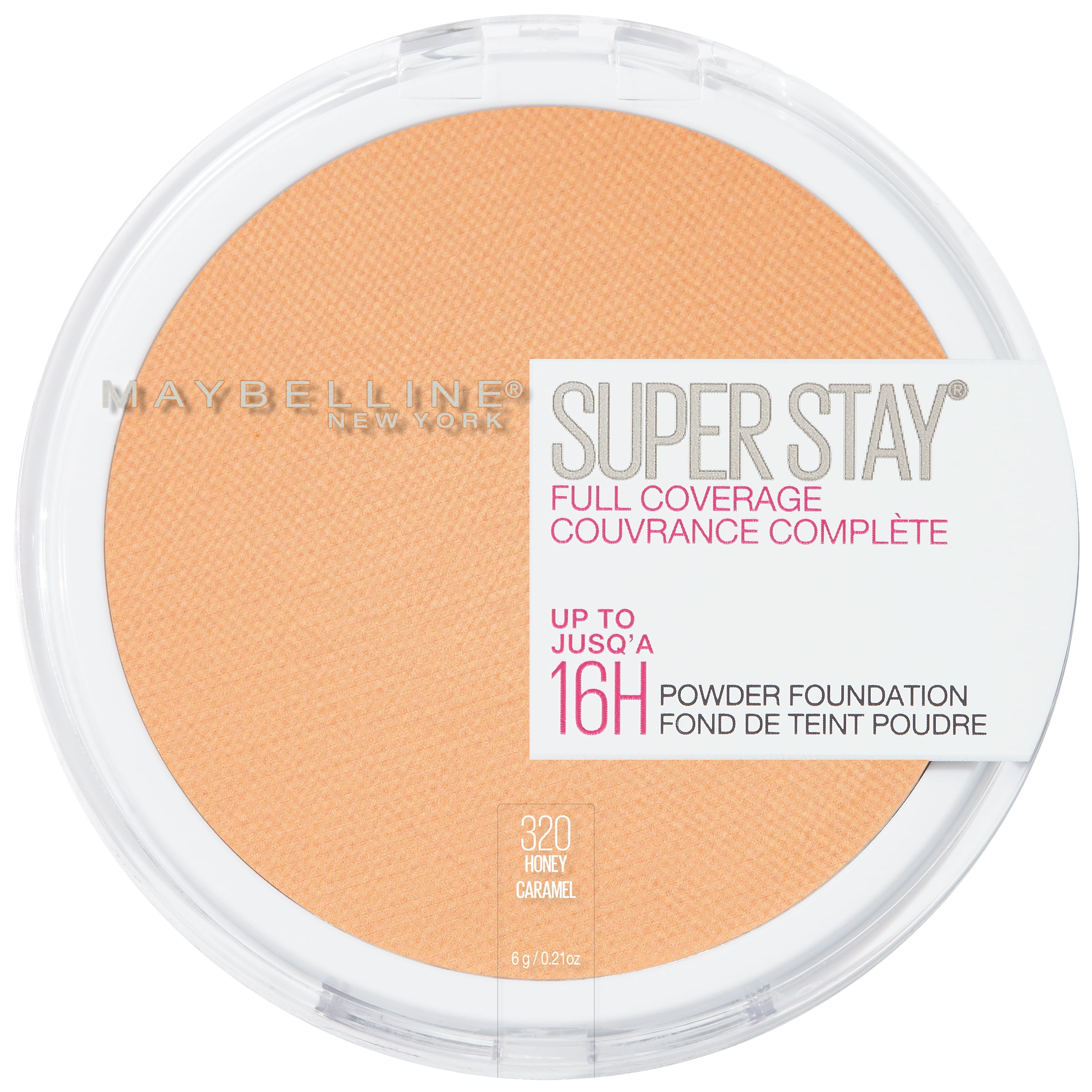 Maybelline Super Full Coverage Powder Foundation Makeup, Matte Finish, 0.21 fl. oz. -
