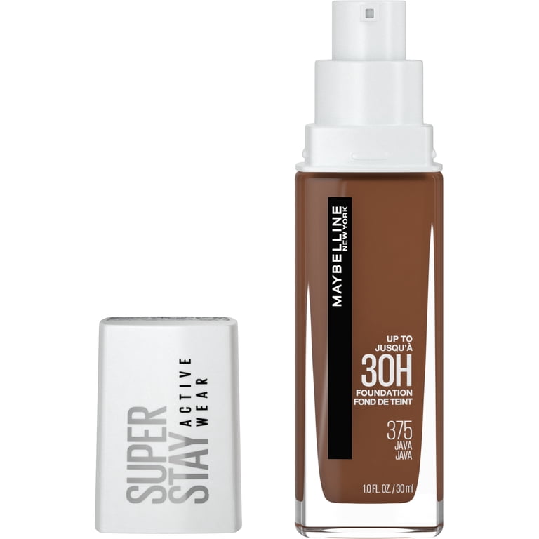 Maybelline, Liquid Foundation Makeup, 375 Java, Full Coverage