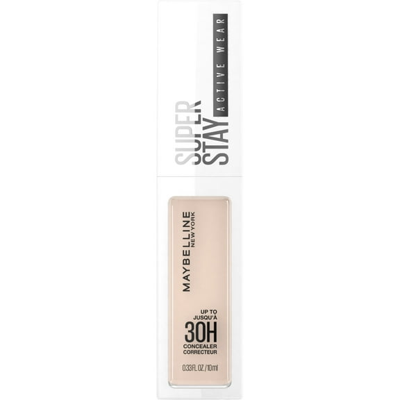 Maybelline Super Stay Longwear Liquid Concealer, Full Coverage, 10, 0.33 fl oz