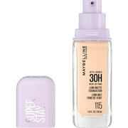 Maybelline Super Stay Lumi-Matte Foundation Makeup, 115, 1 fl oz