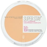 Maybelline Super Stay Powder Foundation Makeup, Full Coverage, 312 Golden, 0.21 oz