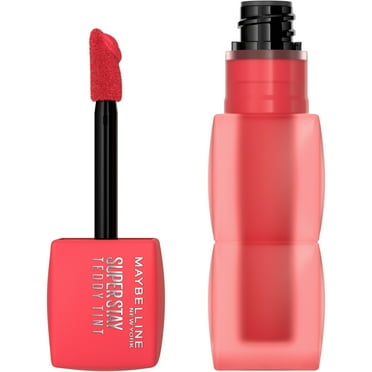 Maybelline Super Stay Teddy Tint, Long Lasting Matte Lip Stain, July Forever, 0.17 fl oz